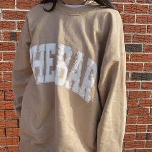 THE BAR SWEATSHIRT worn 2 times - washed 1 time and never dried